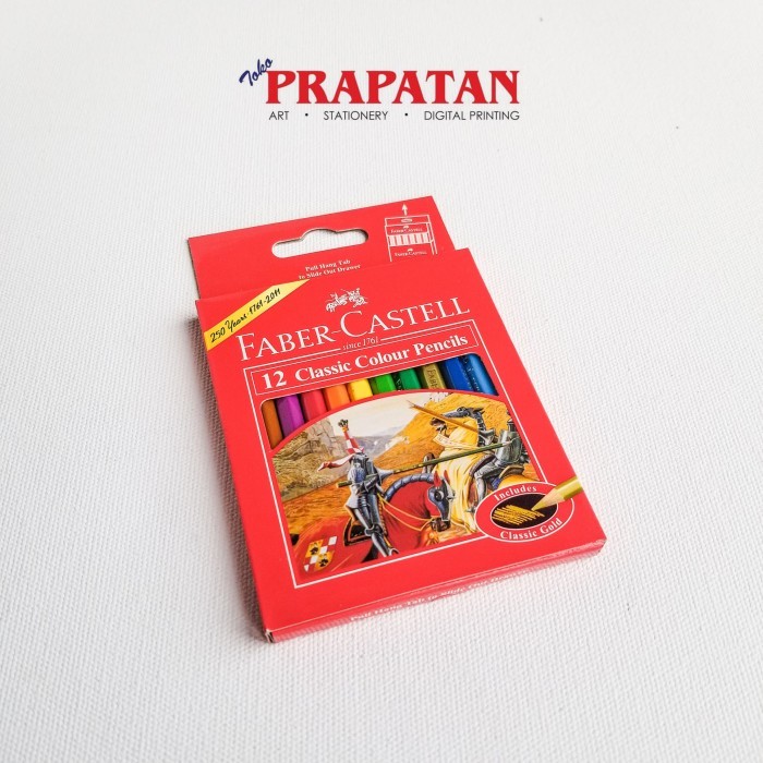 

Pensil Warna Faber Castell Classic 12 Warna Kecil