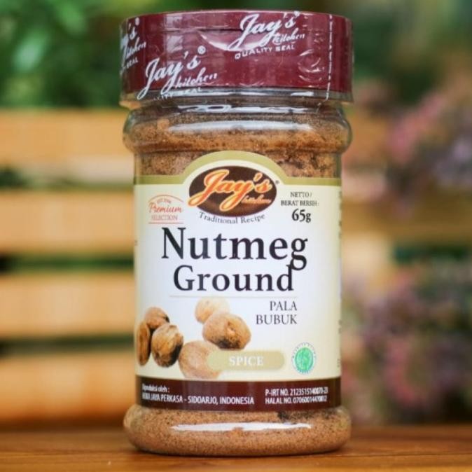 

BARU JAYS NUTMEG GROUND 65 GRAM / PALA BUBUK / POWDER