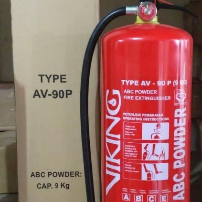 

BARU APAR VIKING 9 KG ABC POWDER AV-90P PEMADAM API FIRE EXTINGUISHER