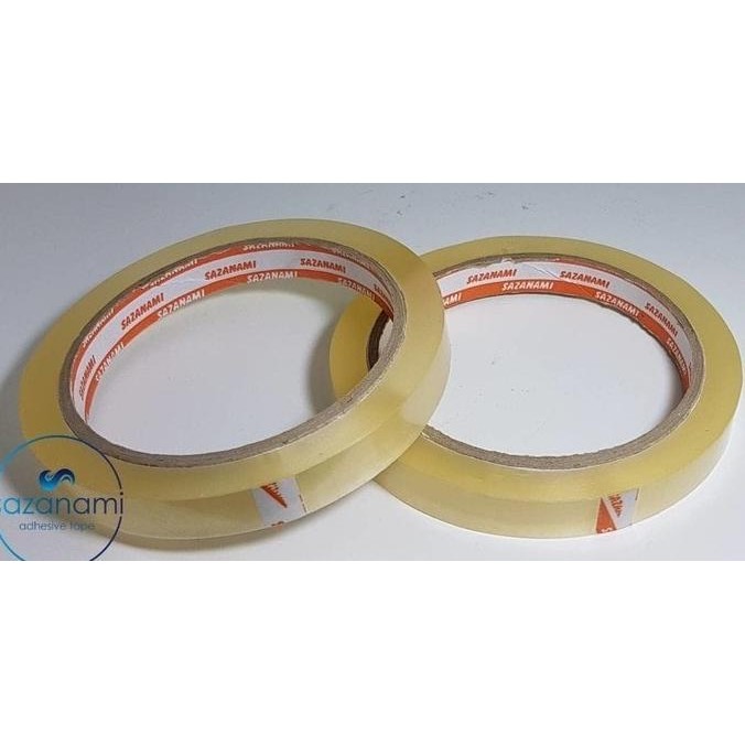 

Terlaris 1 Box Isolasi Bening 12Mm X 72Y Sazanami Selotip Solasi Lakban Gojek Ready Stok
