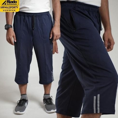 celana sirwal sporty sirwal olahraga celana 3/4 pria olahraga Terlaris
