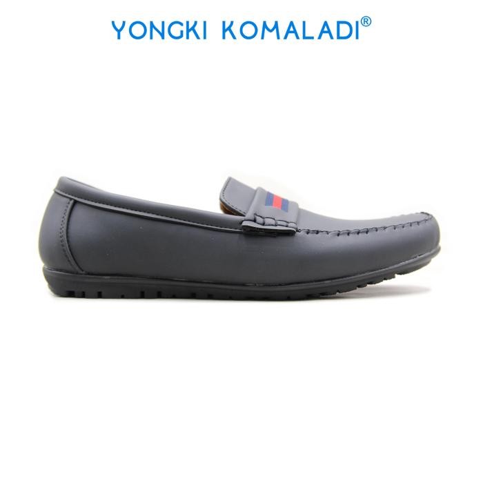 [ ORIGINAL ] YONGKI KOMALADI MOCCASIN OL-AD33102-22 MEN HITAM SHOES FLAT PRIA