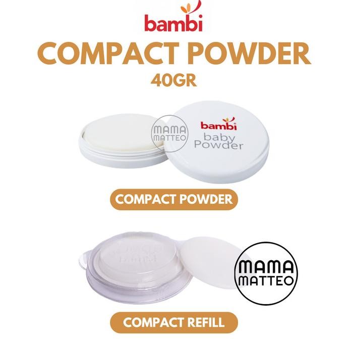 

BARU BAMBI BABY COMPACT POWDER / REFILL / BEDAK TABUR PADAT BAYI / BANDUNG