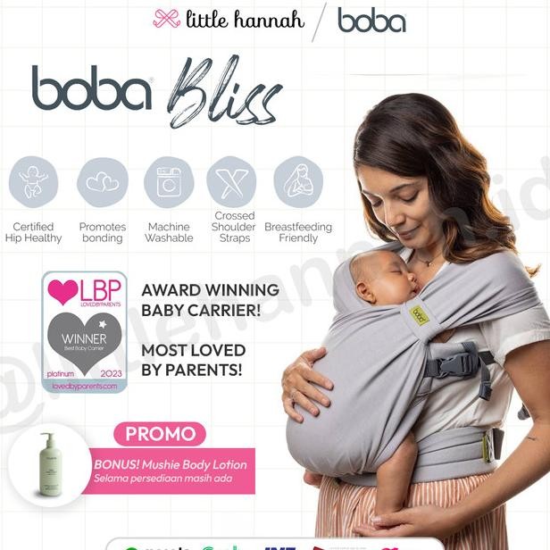 Boba Bli Wrap Carrier Gendongan Bayi Boba Bli