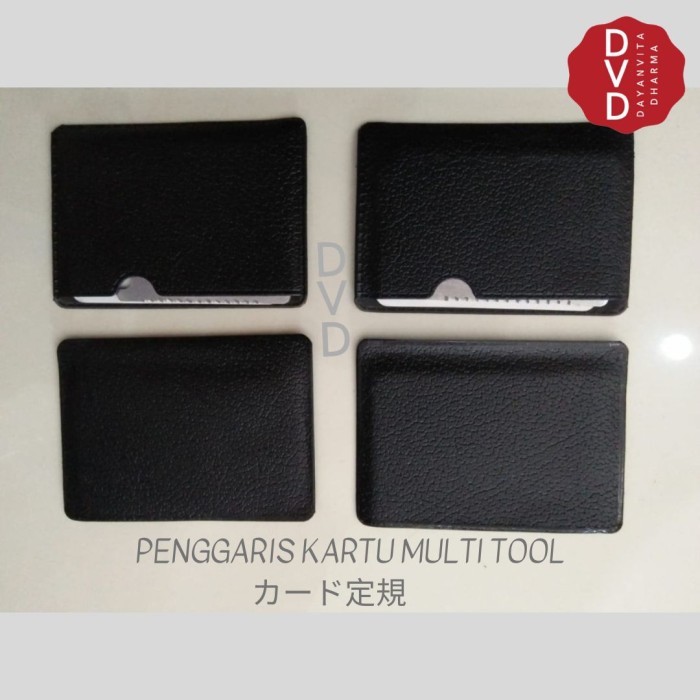 

Ravnick Penggaris Kartu Stainless Steel / Penggaris kartu multi tool