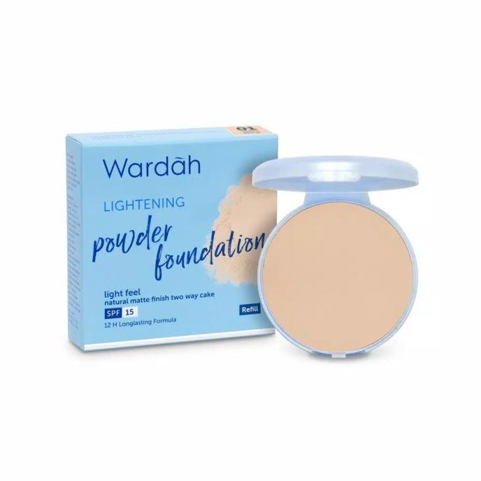 

BARU WARDAH LIGHTENING REFILL POWDER FOUNDATION LIGHT FEEL 12G (REFILL TWC)