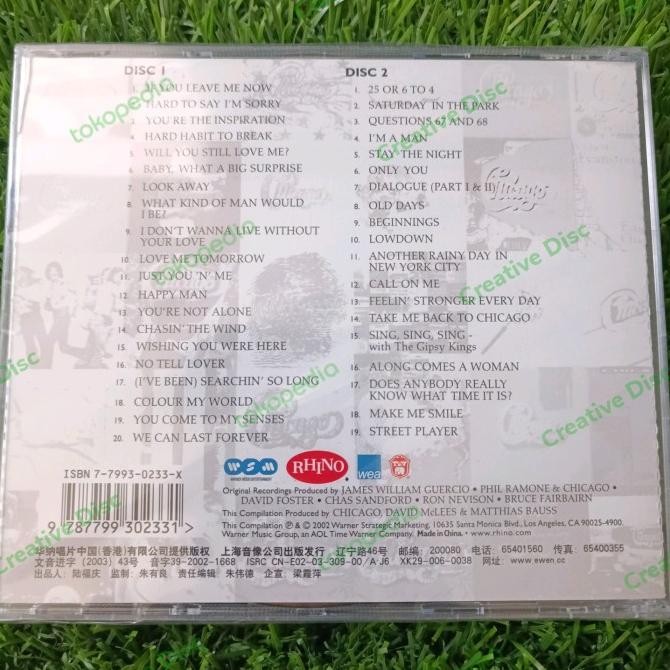Diskon Cd Chicago - The Chicago Story Complete Greatest Hits (Best Of) 2Cd
