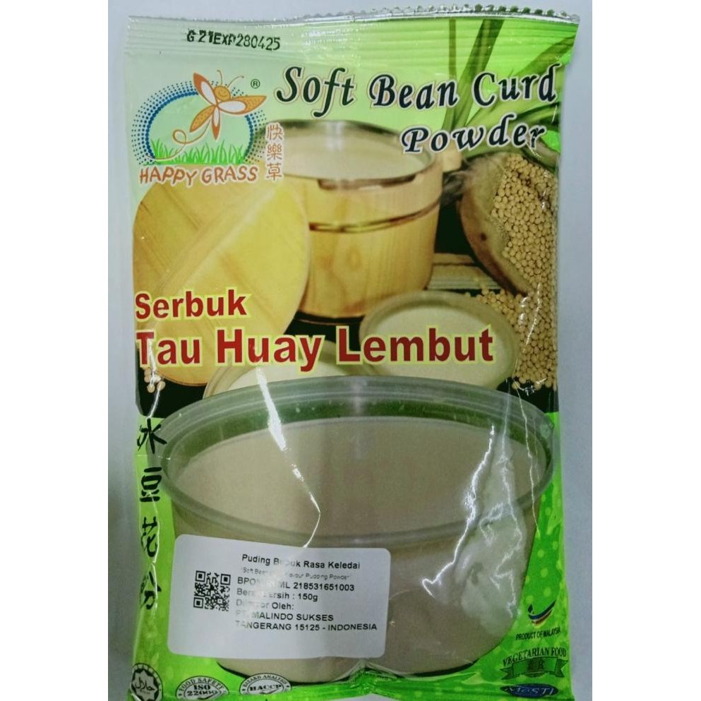 

BARU SOYA BEAN CURD POWDER HAPPY GRASS / SERBUK TAU HUAY LEMBUT 150G