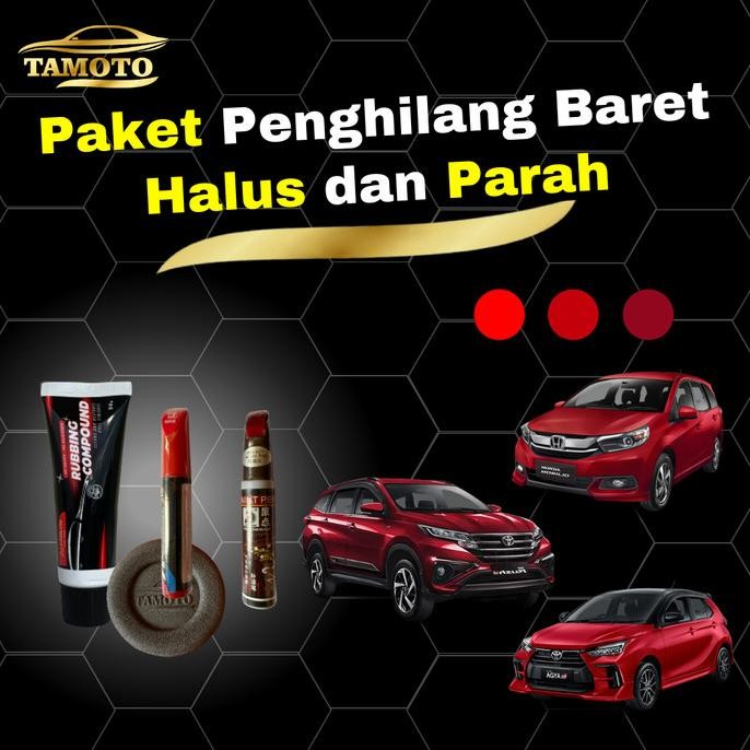 

Kompon Spidol baret Merah Cat oles menghilangkan baret body mobil Termurah