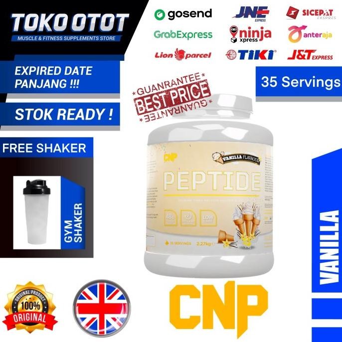 

BARU CNP PEPTIDE PROTEIN SHAKE POWDER 35 SERVINGS 5LBS HIGH PROTEIN SHAKE POWDER SUPLEMEN GYM SUPLEMEN FITNESS IMPORT MADE IN UK CNP PROFESSIONAL