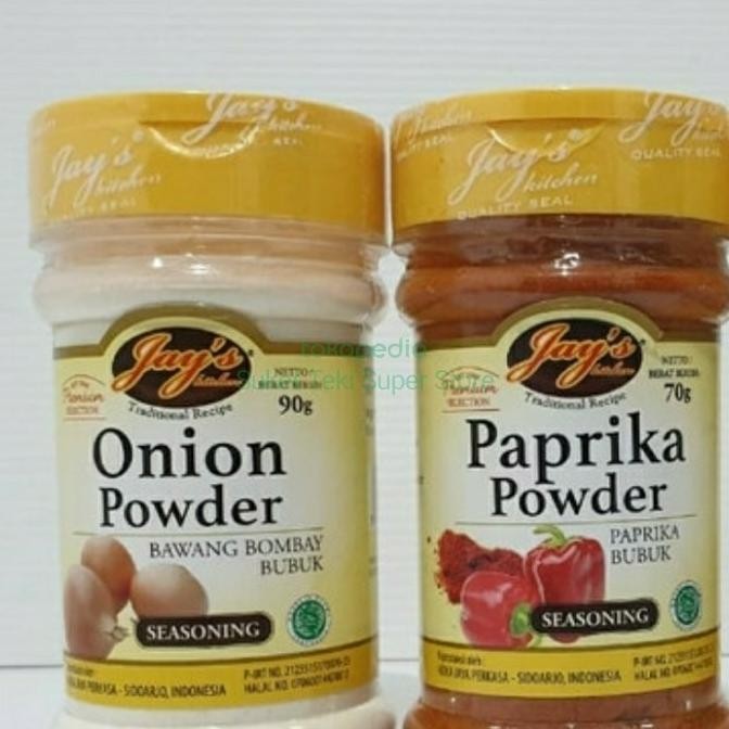 

BARU JAYS PAPRIKA / ONION POWDER BUBUK BAWANG BOMBAY BOTOL