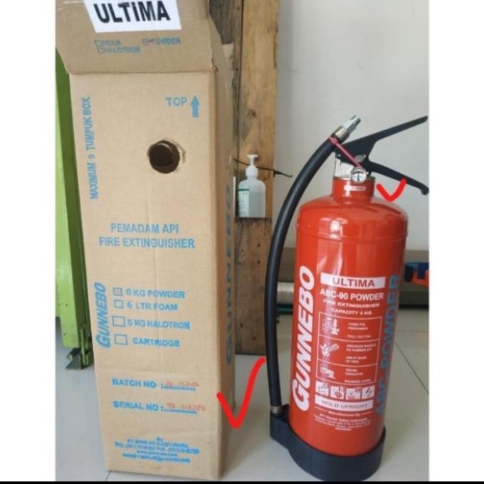 

BARU APAR GUNNEBO 6 KG POWDER ABC 90-EP-6 PEMADAM API
