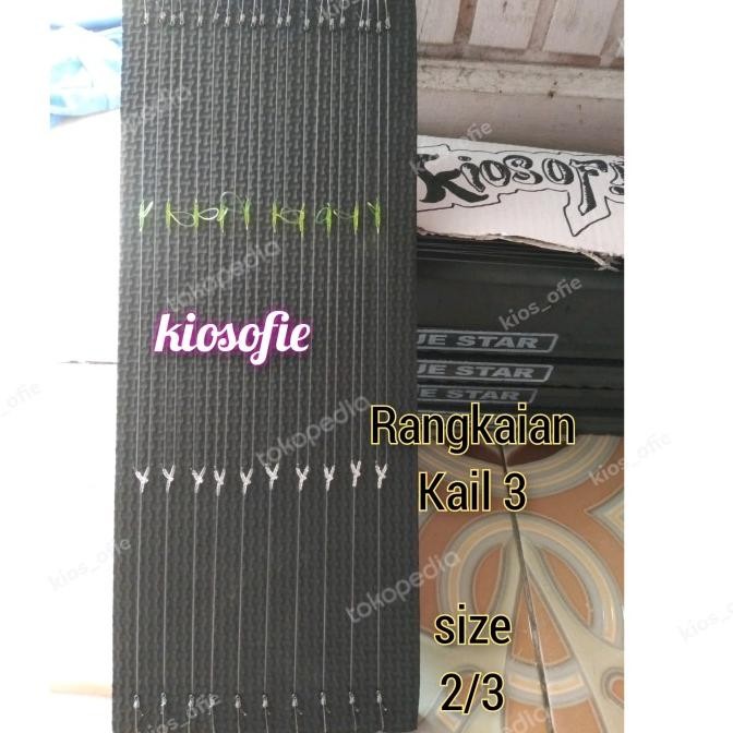 Terlaris kenceh / rakitan pancing + kail murah ikan mas cabang 3 SALE