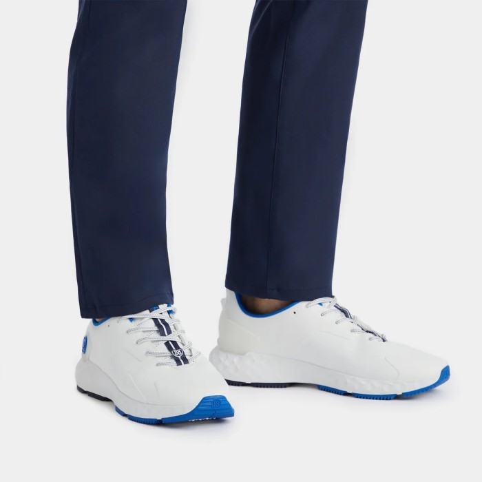 Sepatu golf man Gfore White Blue MG4+ golf Shoes