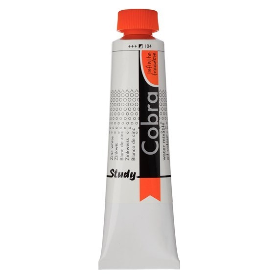 TERLARIS Cobra Study Water Mixable Oil Colour 40ml - White