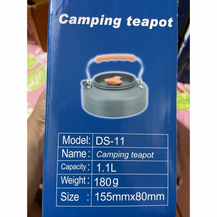 Teko Camping Teapot Ds - 11 Ukuran 1.1 L - Ketel Kettle Hiking - Teko