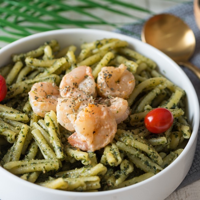 

cathylicious organic vegan pesto Pasta alla genovese