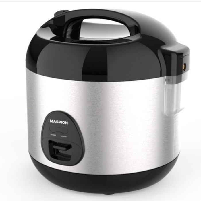 Maspion Magic Com Rice Cooker 0.6 Liter Panci Stainless Mrj0623 Mrj 0623 Bsss Mrj-0623 Bsss