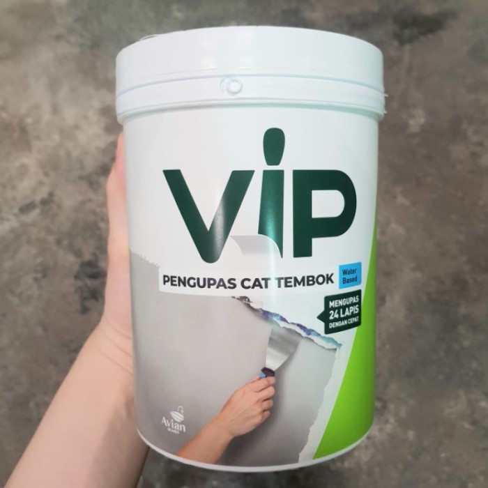 Vip Paint Remover 1 Kg Waterbased , Vip Kupas Cat Tembok 1 Kg, Avian
