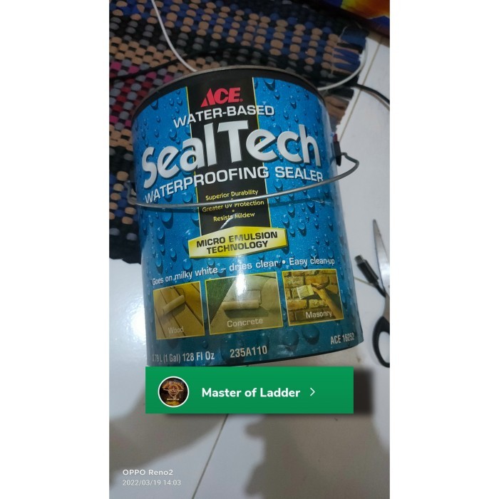 Sealtech Waterproofing Sealer/Cat Anti Air Kain/Kayu/Tembok/Semen
