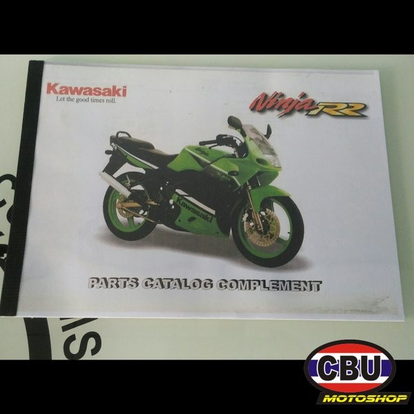 Buku Part Katalog Ninja Rr Complement Barang Langka
