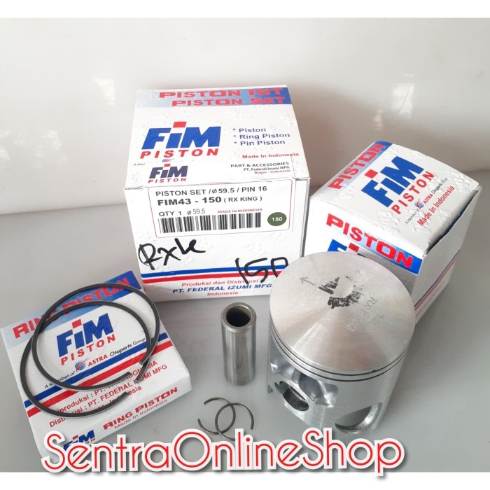 Piston Seher Kit Rxk Rxking Rx King Oversize 150 Fim Barang Langka
