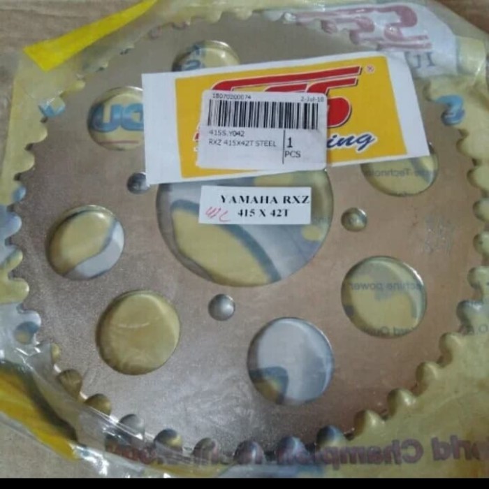 Gir Belakang Rx King. Rxz Ukuran 42 415 Sss Barang Langka