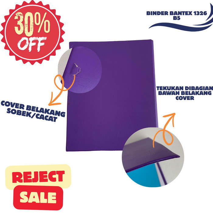 

REJECT SALE - Bantex Multiring Binder 26 Ring 25mm B5 #1326