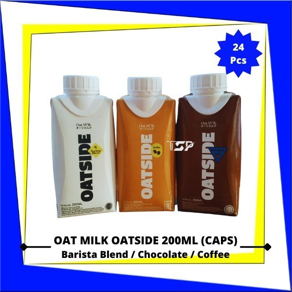 

TERLARIS TERLARIS TERLARIS OAT MILK OATSIDE (CAPS) VARIAN RASA 200ML X 24 PCS (1 KARTON) MURAH!!!