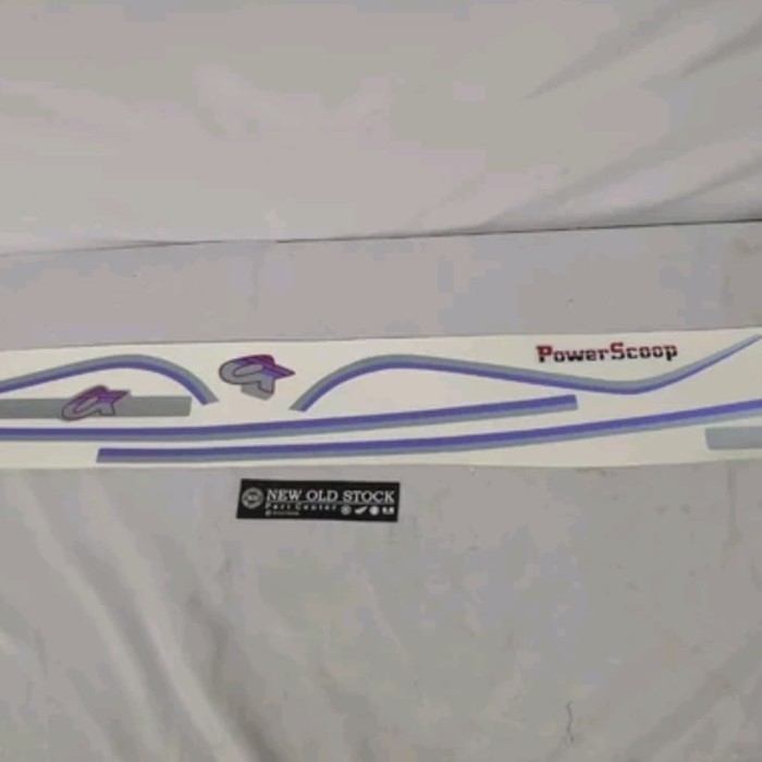 Striping Sticker Yamaha Alfa 88 Biru Pastel Bahan 3M Copy Ori Barang Langka