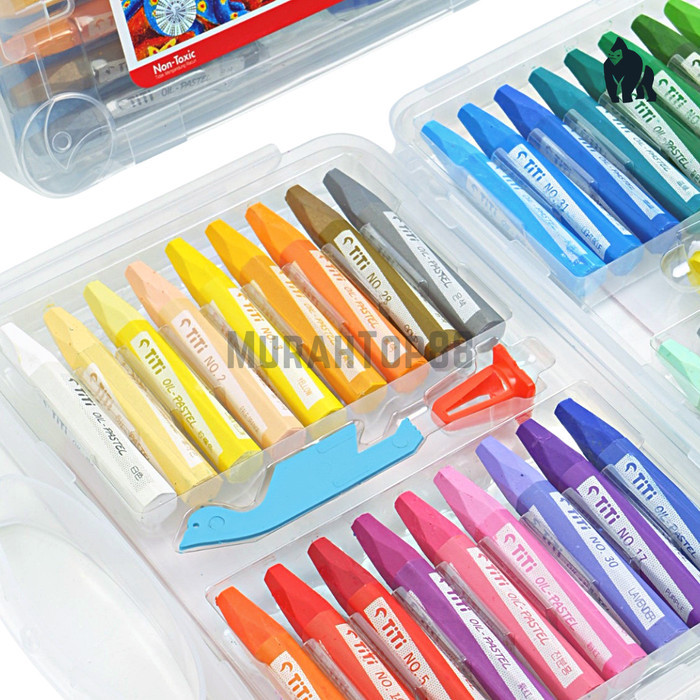 

Crayon Titi 36 Warna Oil Pastel / Krayon Mewarnai 36 W [HARGA PER SET]