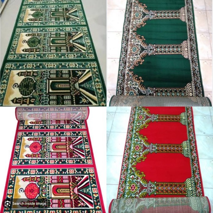 Karpet Sajadah Masjid Medeena 105X570 Karpet Sajadah Rol Meteran