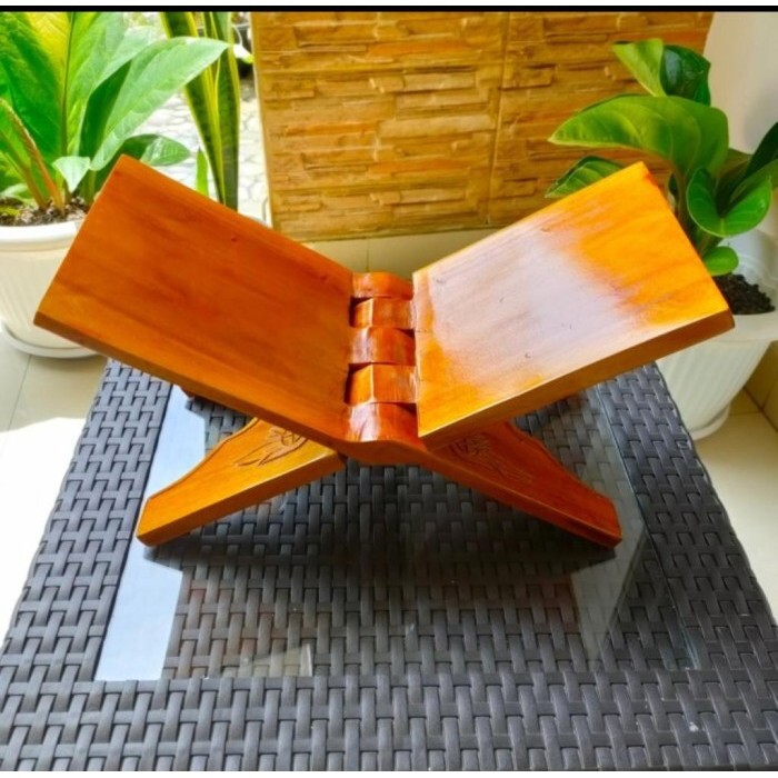 Rekal Alquran 20Cm Jumbo Tatakan Dudukan Quran Ukuran Besar Rekal Al Quran Tatakan Al Quran Dudukan