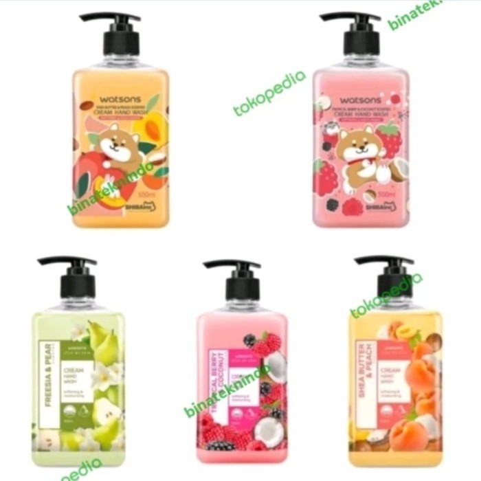 +++++] Sabun Cuci Tangan Watson Watsons 500Ml Hand Wash Watson 500 ML Murah