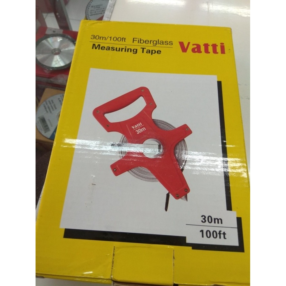 populer] meteran 30meter / measuring tape 30meter 100ft