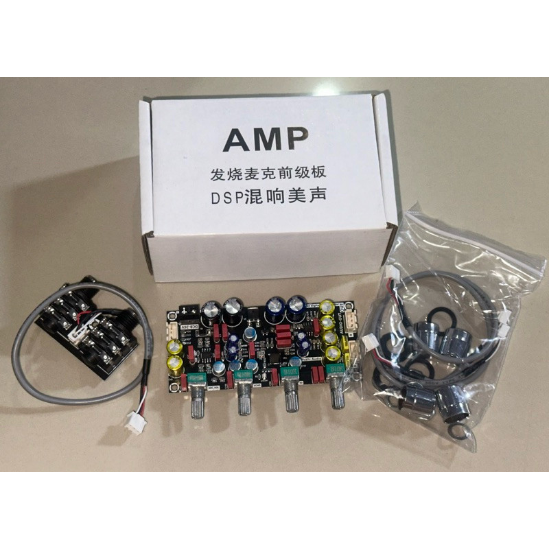 ZK AMP Mini Karaoke Mic Preamp Board Reverberation Microphone K Singing Pre-Effect DSP |hczmugNQ|