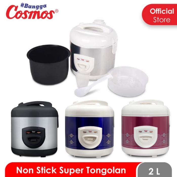 Rice Cooker Cosmos CRJ 8229 2 Liter + Tongolan Magic Com Cosmos 8229