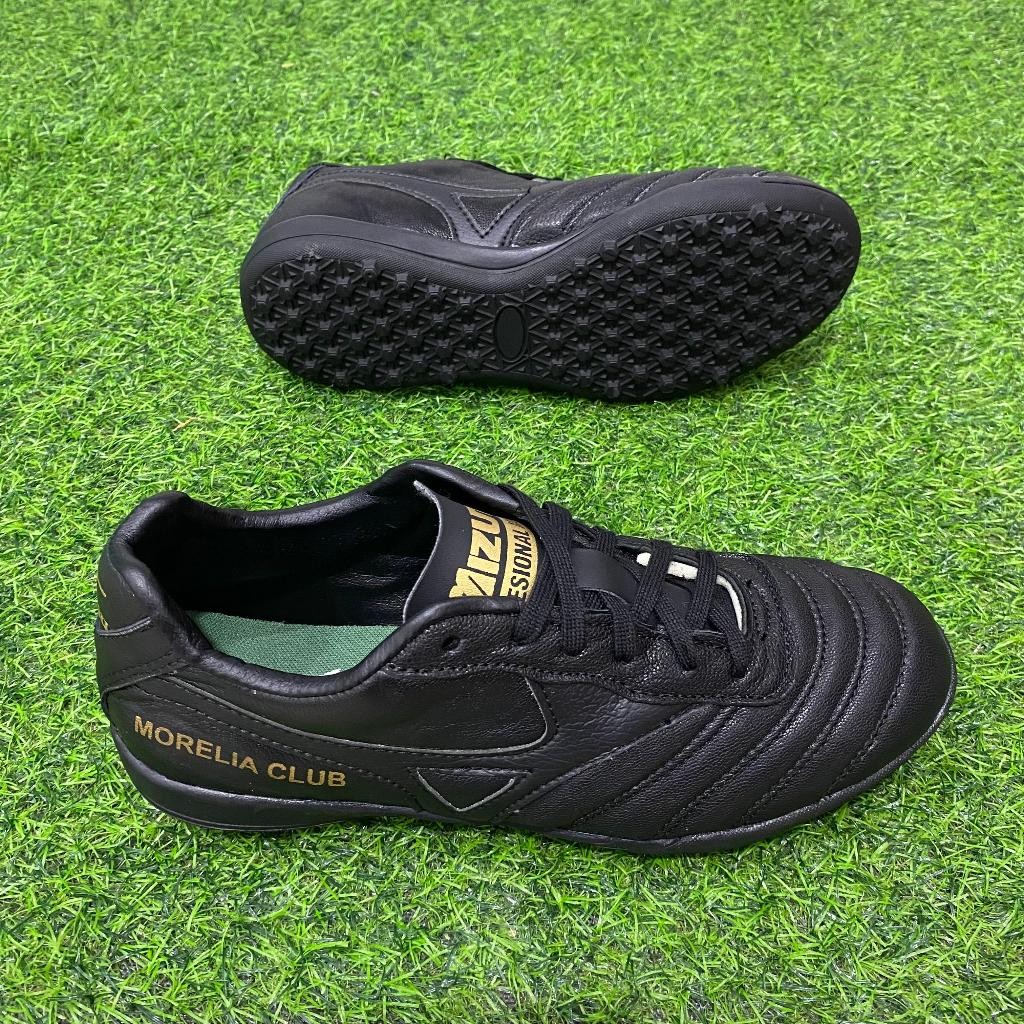 Sepatu Mizuno HITAM - Sepatu Futsal Kulit Pria Sol Luar Dalam Ruangan Turf/Gerigi Hitam |pmD3syNo|