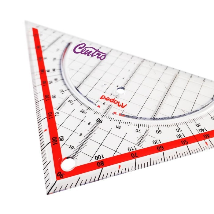 

Sale Maped Penggaris Segitiga Teknik Pegangan Geo Technic Ruler 26 Cm