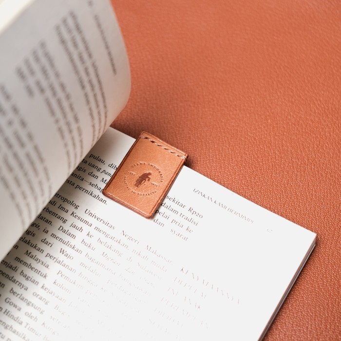 

Sale Verne'S Bookmark - Leather Bookmark - Pembatas Buku - Upcycle