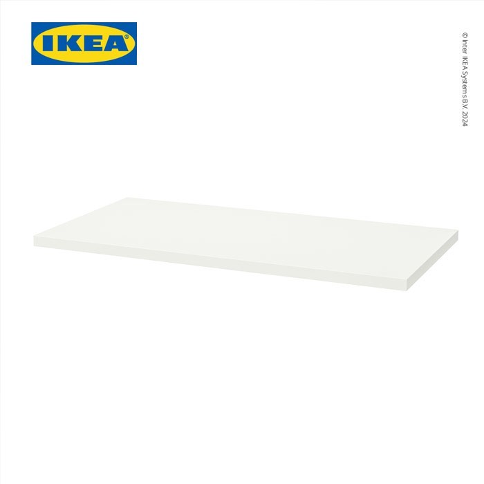 Ikea Lagkapten/Adils Meja Kerja/Belajar Minimalis Putih 120X60Cm