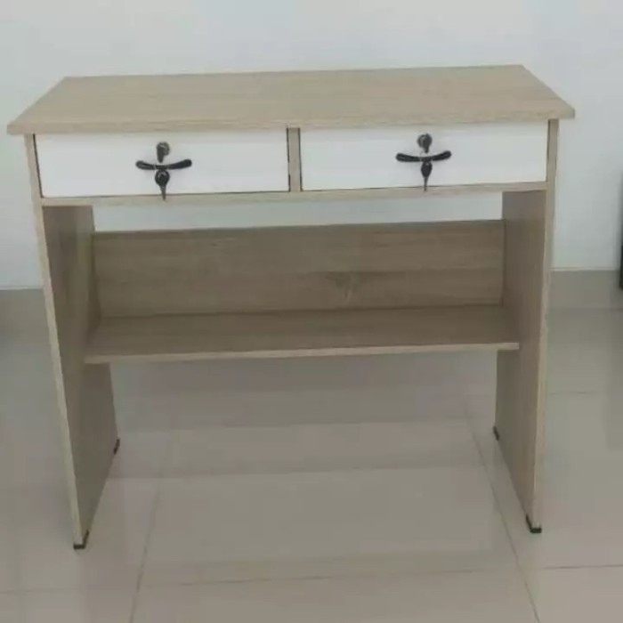 Meja Belajar Minimalis / Meja Kerja Kamar + Laci / Medan Sumut