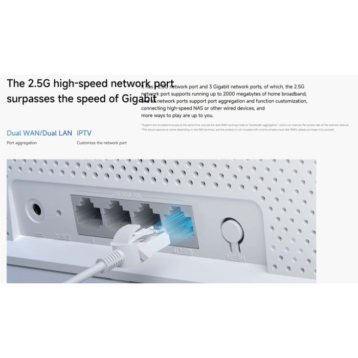 Mi BE3600 & BE5000 Router Wireless Mesh WIFI 7 WIFI7 WIFI6 2.5G Dual WAN BE 3600 BE 5000 Unit Baru -