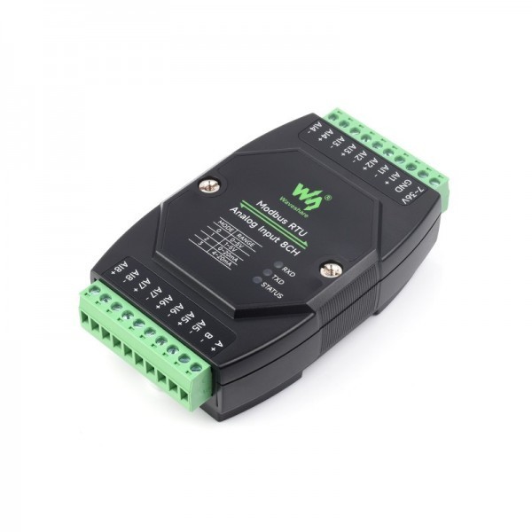 Industrial Modbus Rtu Analog Input 8-Ch, Rs485, Supports Voltage And Current Acquisition
