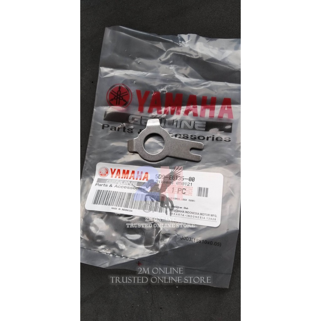 Washer Lock Kancingan Mur Kopling Vega Zr Ori Ygp 5D9-E6135-00 Barang Langka