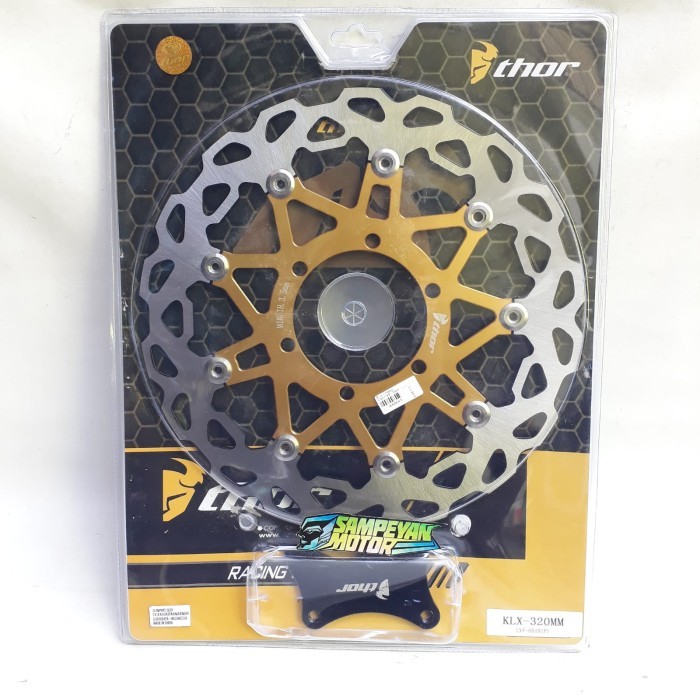 Disc Piringan Cakram Depan Kawasaki Klx 150 320Mm Folating Gold Thor Barang Langka