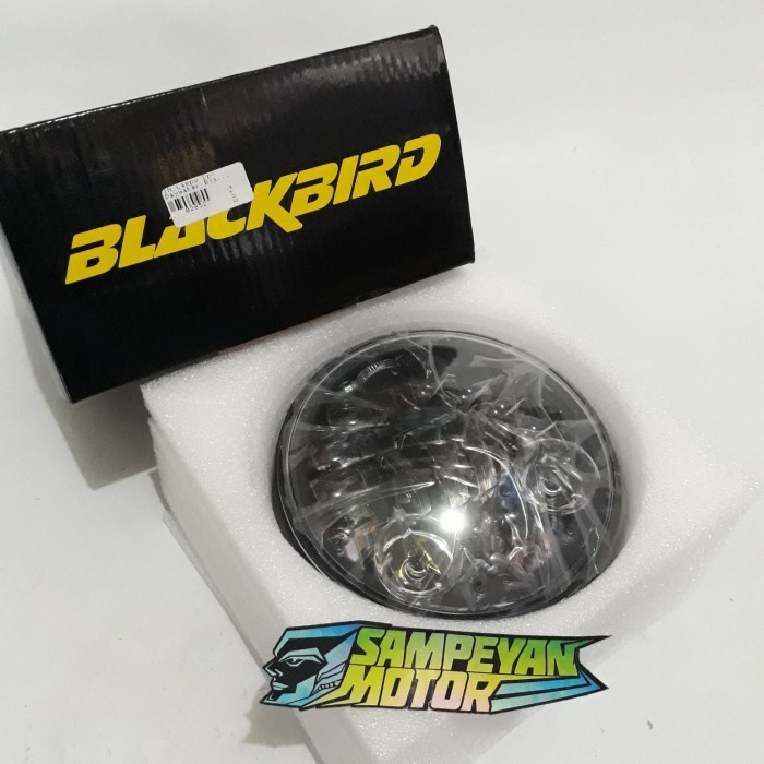 Headlamp Reflektor Lampu Depan Led Daymaker 16 Mata 5.75Inch Blackbird Barang Langka