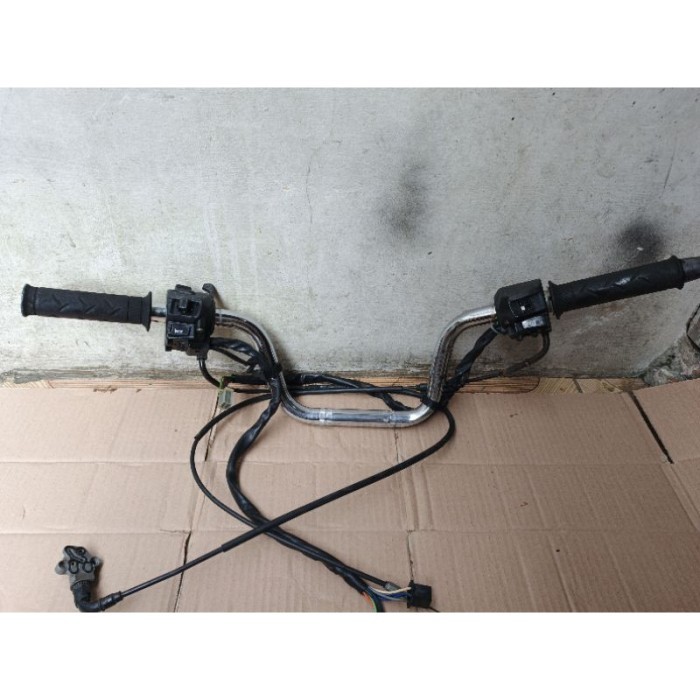 Stang Setang Stir Set Saklar Kanan Kiri Megapro Monoshock Original Copotan Barang Langka