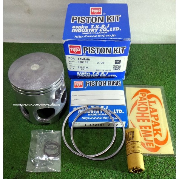 Piston Rx King Os 200 Tkrj Origina Tkrj Original Osaka Japan Seher Piston Kit Rx King Os Over Size 2