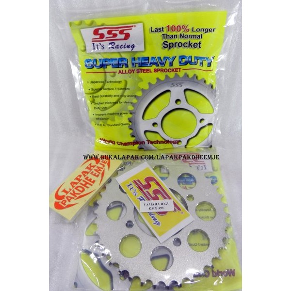 Gear Belakang Sss 428 39 Rxz Rx King Jupiter Z Fizr Alfa Jupiter Mx New Jupiter Mx Original  Barang 